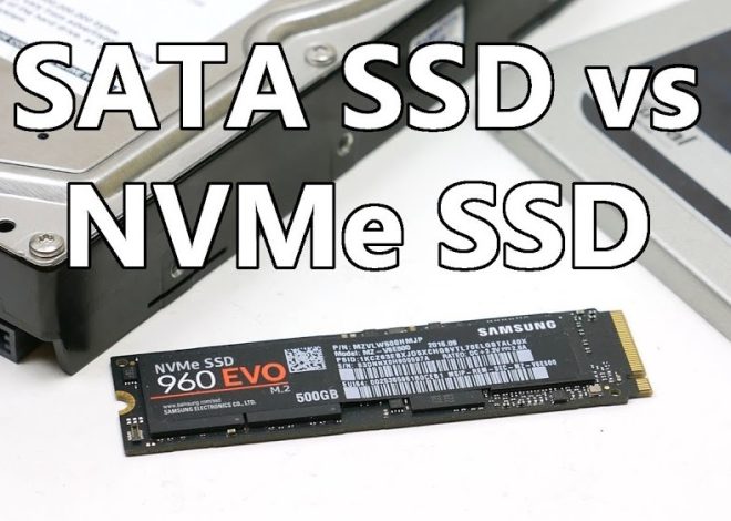 What is NVMe and what are the difference between NVMe-vs-SATA